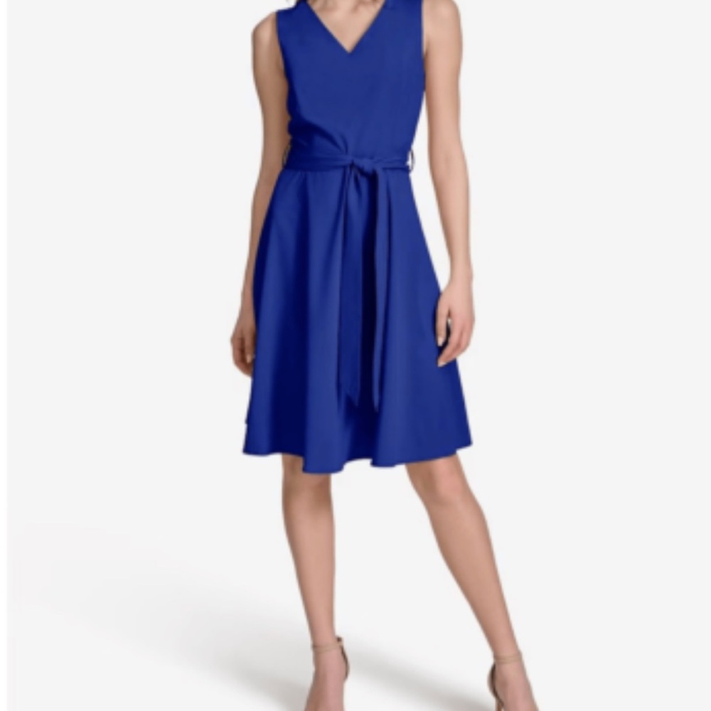 Calvin Klein Blue Sleeveless Dress 6